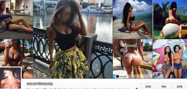 Instagram sert aussi de plateforme à la prostitution cachée
