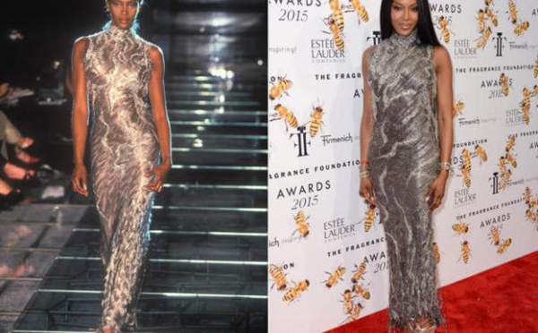 Naomi Campbell ressort une robe portée il y a 17 ans : comme si le temps s’était arrêté