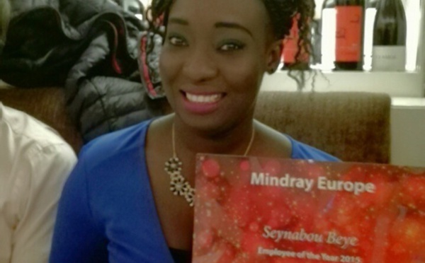 France : La Sénégalaise Seynabou Béye désignée employée de l’année 2015 parmi 7000 agents chez Mindray Europe