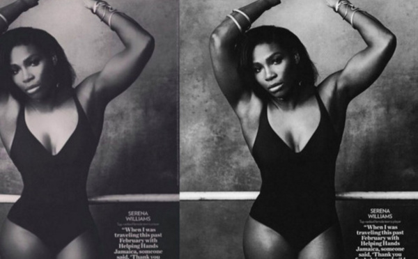 Serena Williams s'attire les foudres de ses fans en postant une photo retouchée