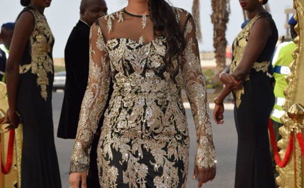 Admirez la belle robe de Dyana Seck au Cauris d’or
