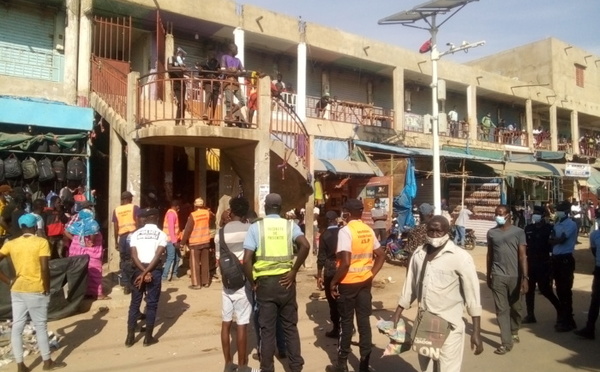 Opération de désencombrement au marché Sobantè : La mairie de Kaolack renforce la sécurité des usagers