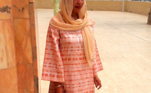 Touba : Léna Sène a fait acte d'allégeance auprès du porte-parole des mourides