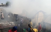 Incendie au marché Boucotte : des magasins ravagés sur un rayon de 4.000 mètres carrés (secours)